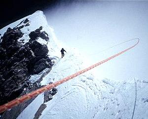 Everest Book - The Climb: Tragic Ambitions on Everest - Ridge leading to Everest Hillary Step